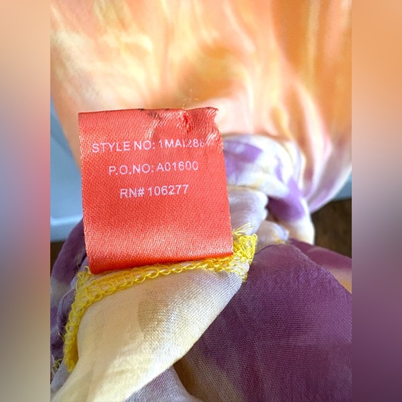 Hale Bob Cabana Silk Tunic / Blouse – Size M – Like New - Picture 6 of 7